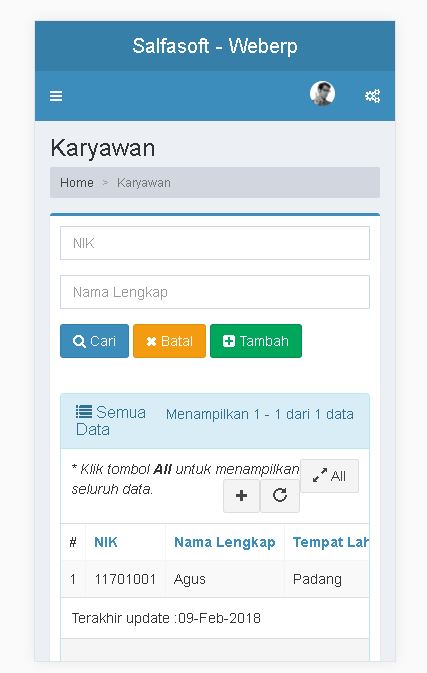Aplikasi Salfasoft